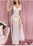 Beyond Bliss White Lace Bridal Lingerie Dress