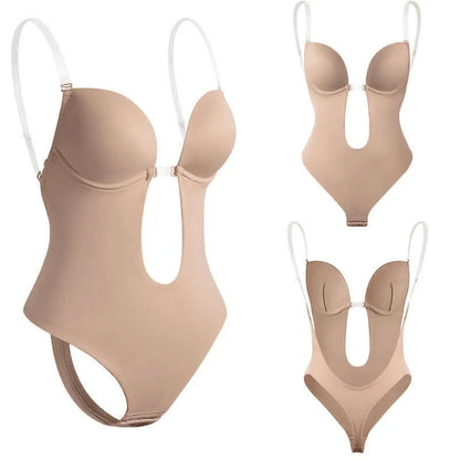 Shaped Low Cut Backless Shapewear - Elite Intimates Lingerie