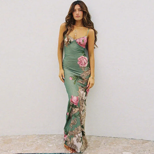 Floral Slip Maxi Dress 