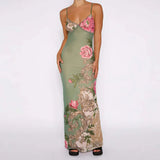 Floral Slip Maxi Dress For Women
