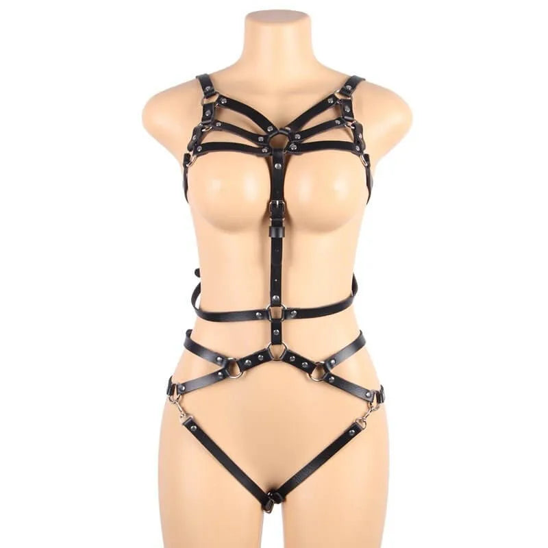 Black Strap Body Harness