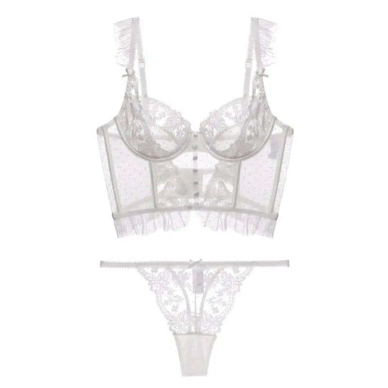 Lace Bra and Panty Set For Women