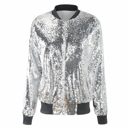 Sequin Bomber Jacket - Elite Intimates Lingerie