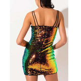  Sequined Bodycon Dress