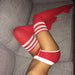 Red Socks White Stripes