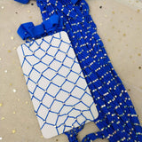 Glam Up Your Legs: Rhinestone-Embellished Thigh High Fishnets